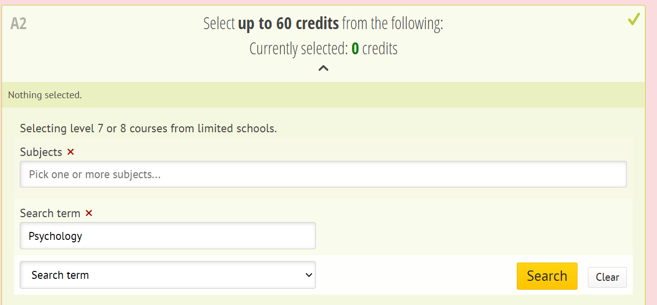 Psychology search result in Path